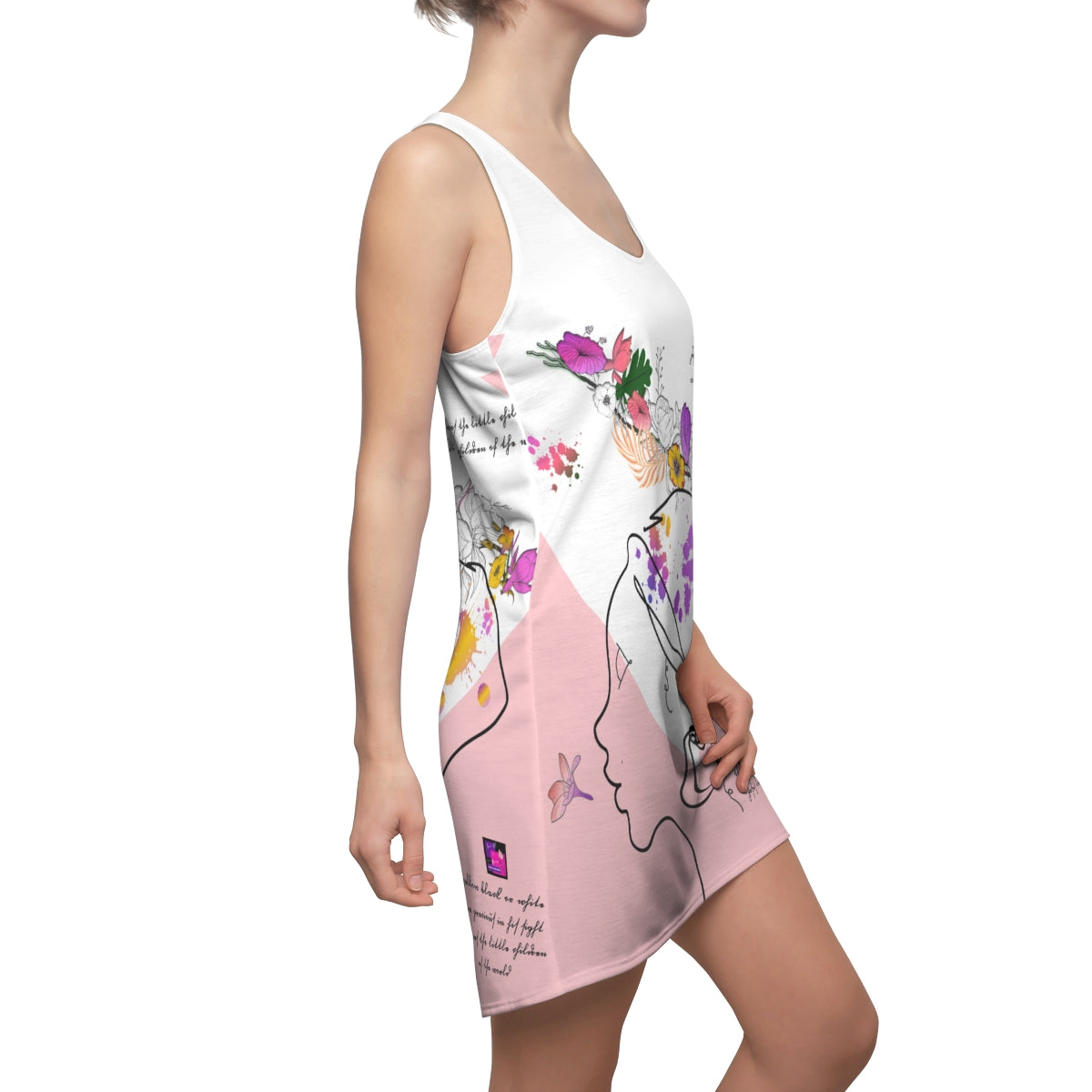 Women's Cut & Sew Racerback Dress INCLUSION IN PINK