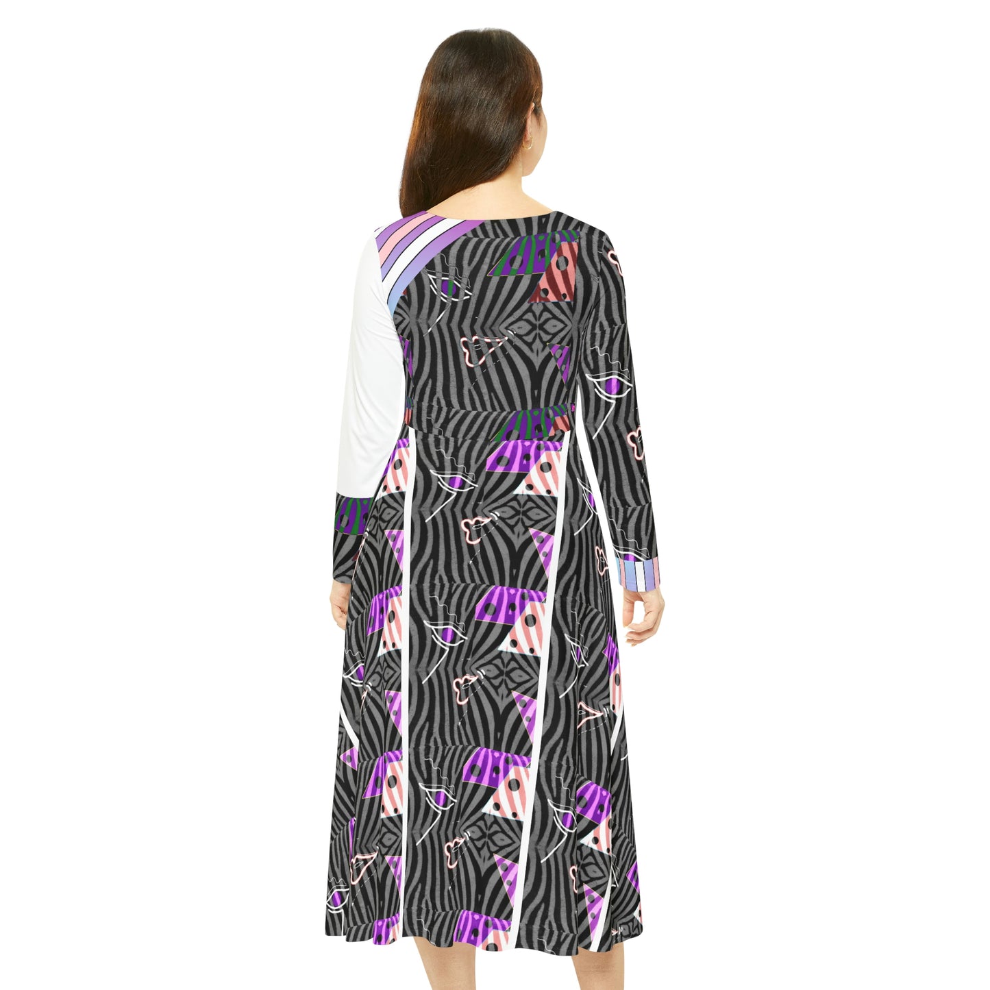 Women's Long Sleeve Dance Dress ZENA