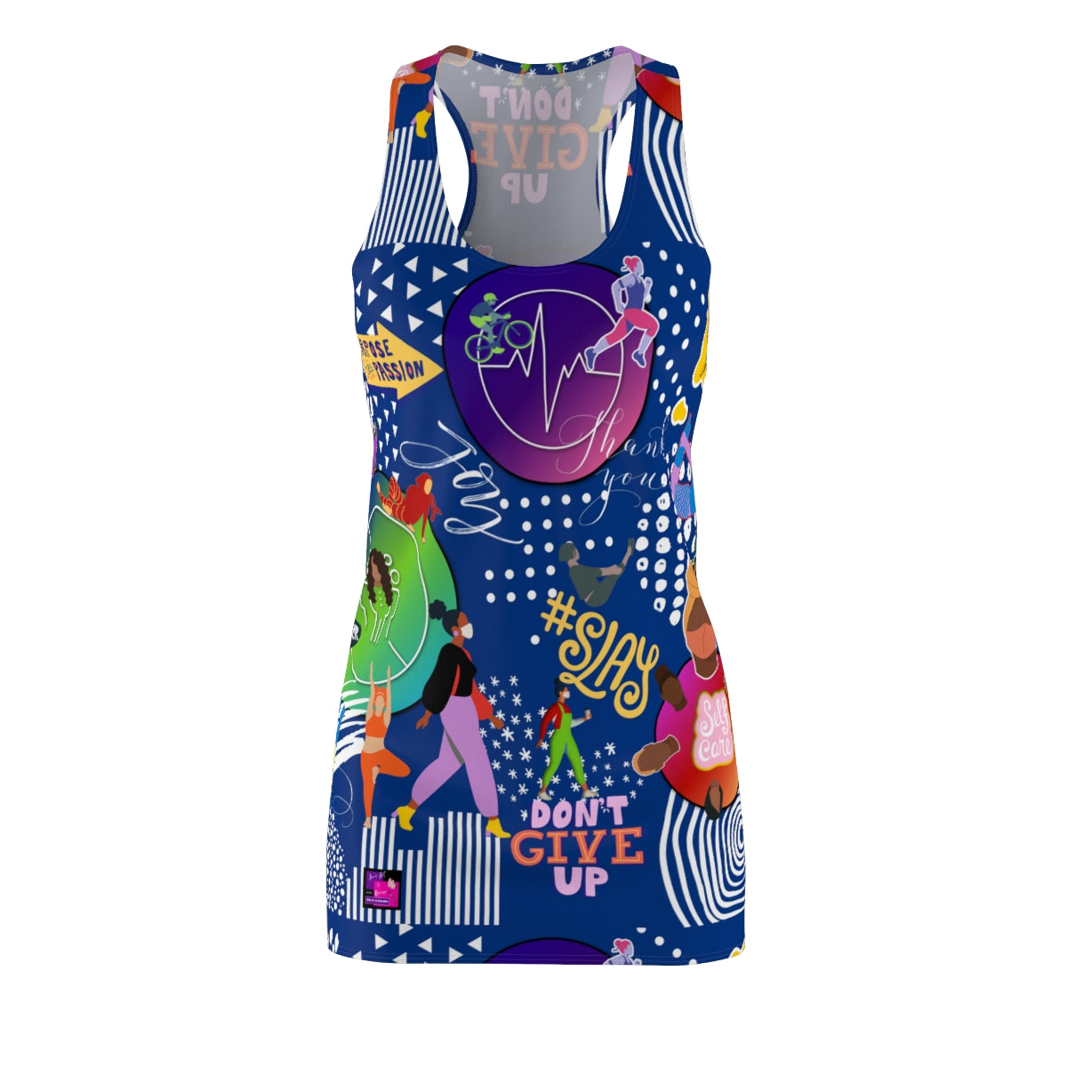 Women's Cut & Sew Racerback Dress TRUE IN BLUE