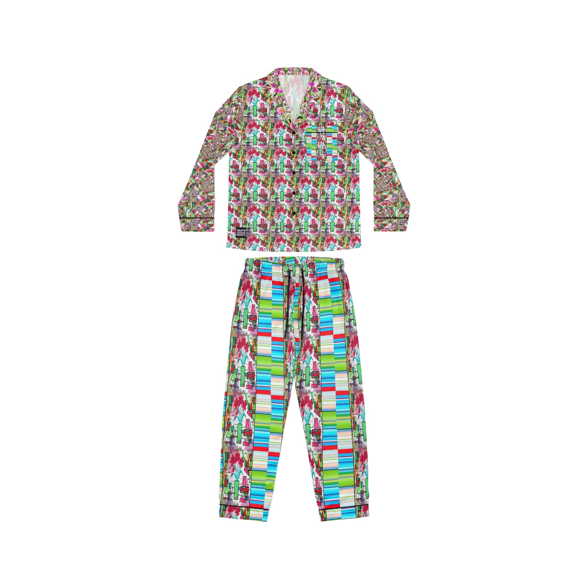 Women's Satin Pajamas (AOP) FLORAL DREAM