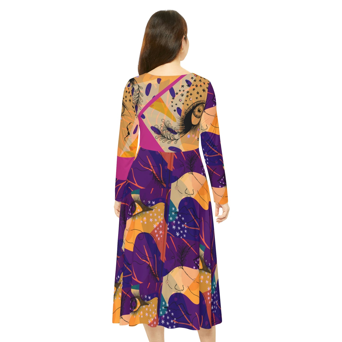Women's Long Sleeve Dance Dress BOHEMIAN GIRL