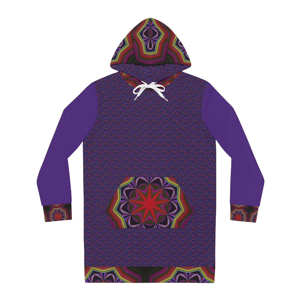 Women's Hoodie Dress (AOP) PURPLE DREAM