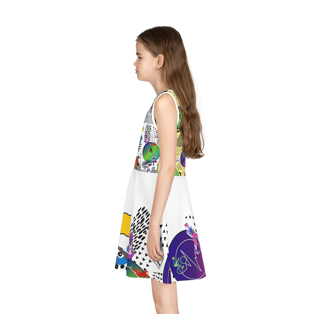 Girls' Sleeveless Sundress (AOP) HOPE 4 KIDS