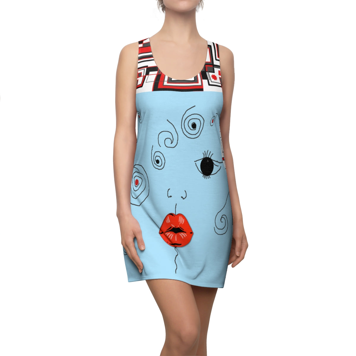 Women's Cut & Sew Racerback Dress LIPS & BOXES