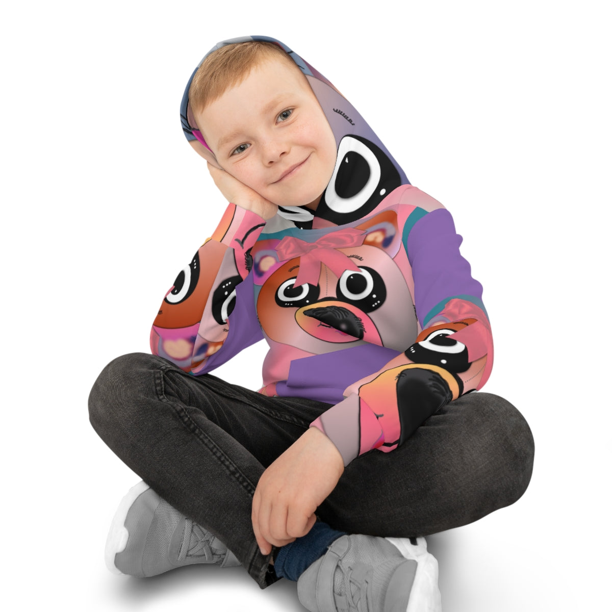 Children's Hoodie TEDDY IN PINK