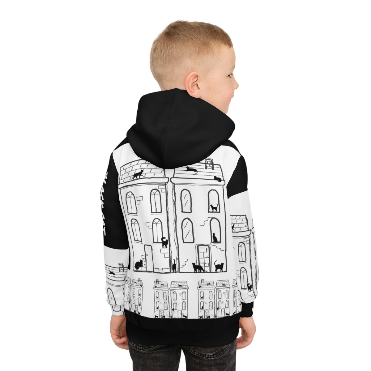 Children's Hoodie BLACK CAT