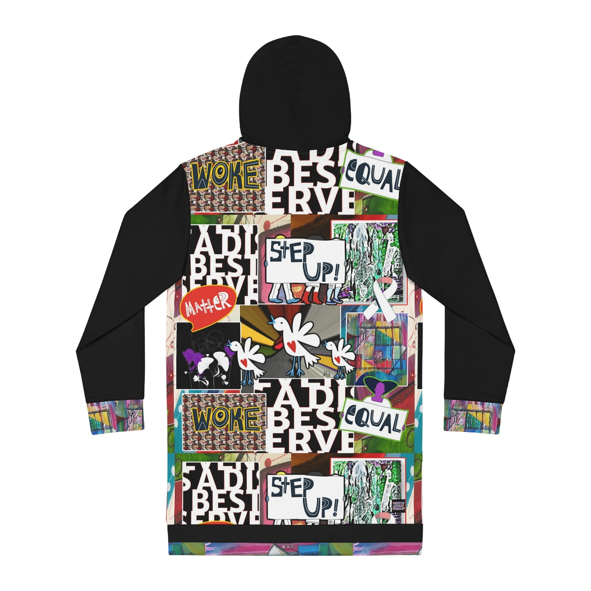 Women's Hoodie Dress (AOP) STEP UP
