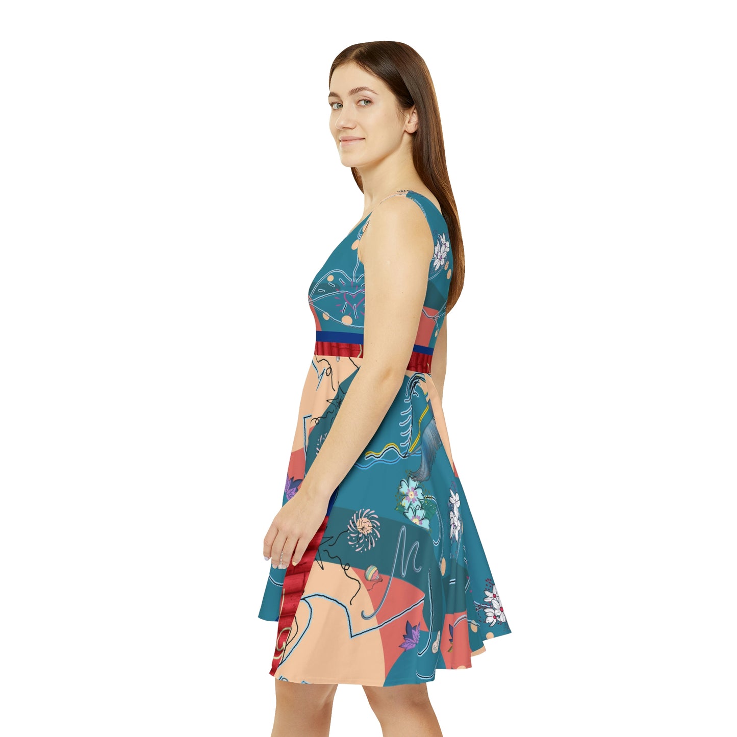 Women's Skater Dress (AOP) CHARLIE GIRL