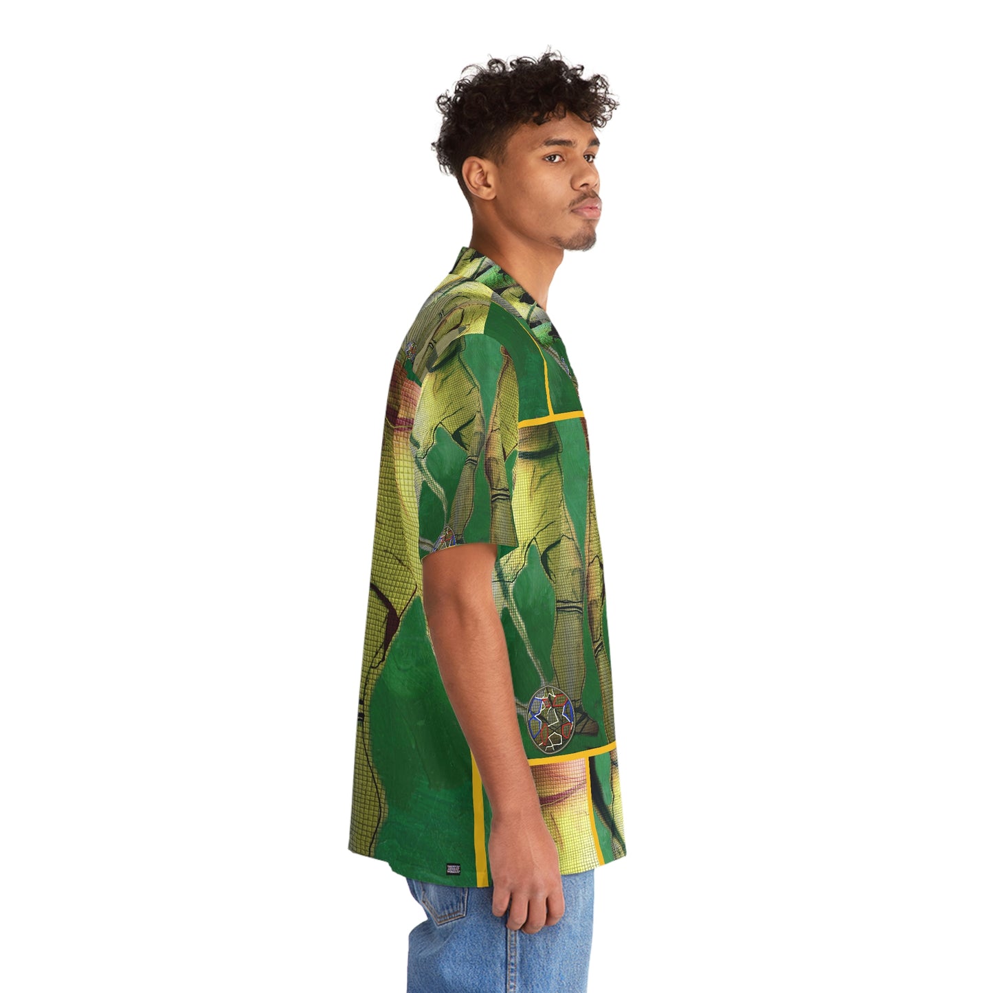 Men's Hawaiian Shirt (AOP) FOOTBALL