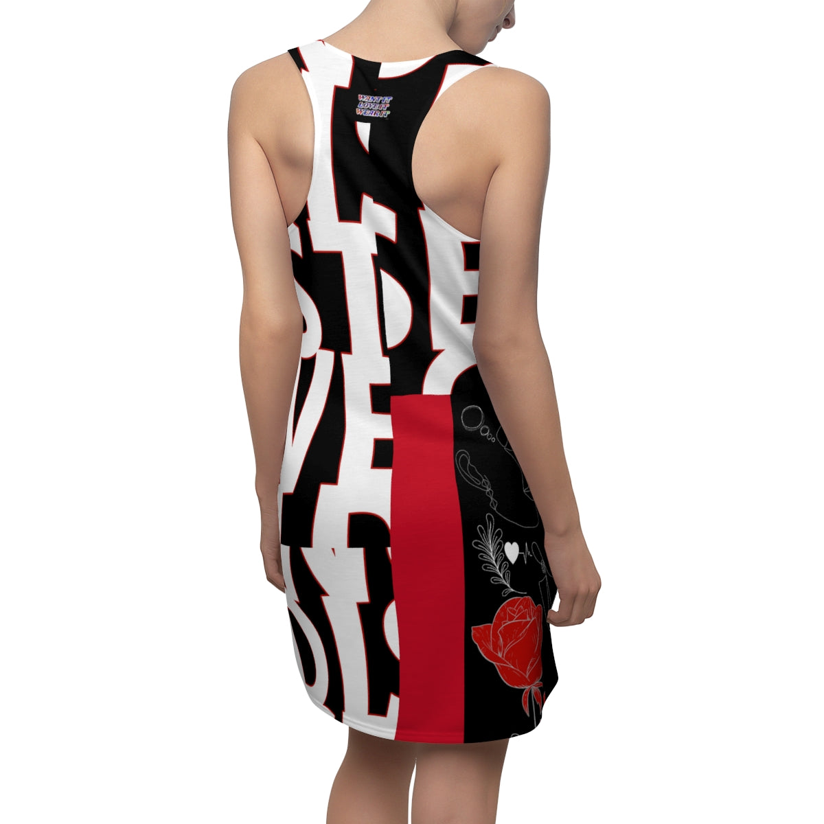 Women's Cut & Sew Racerback Dress WORDLY RED