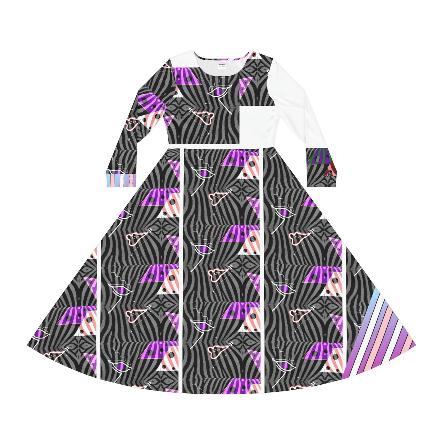 Women's Long Sleeve Dance Dress ZENA