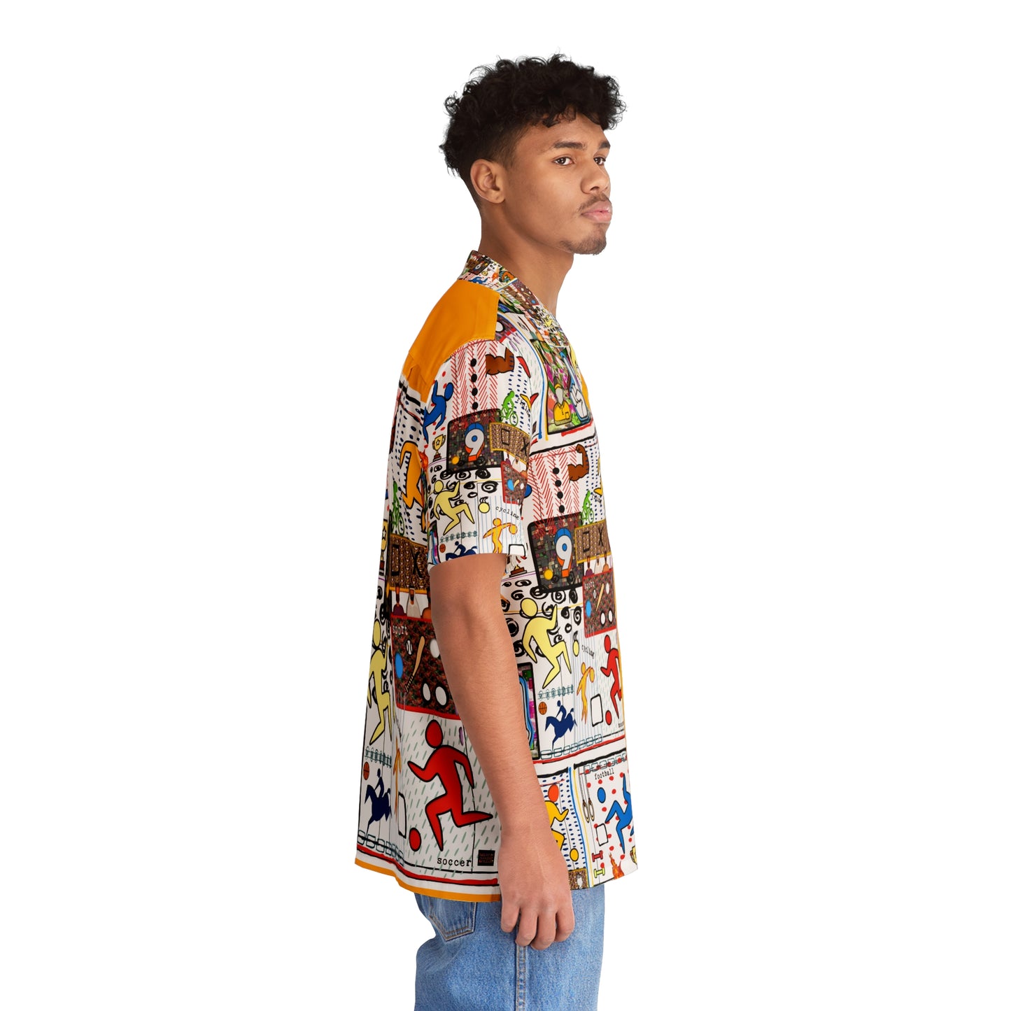 Men's Hawaiian Shirt (AOP) SPORTY