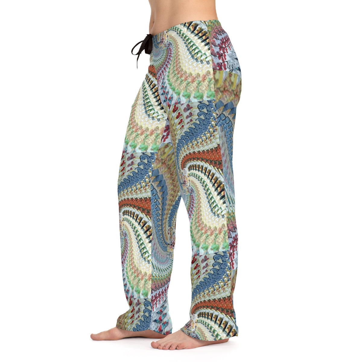 Women's Pajama Pants (AOP) SWIRLY