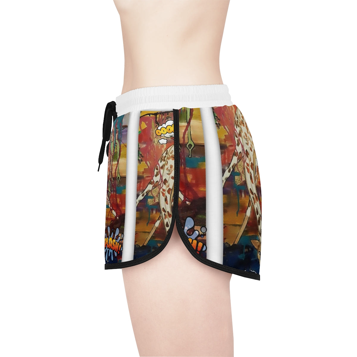 Women's Relaxed Shorts (AOP) HETTIE SPLASH