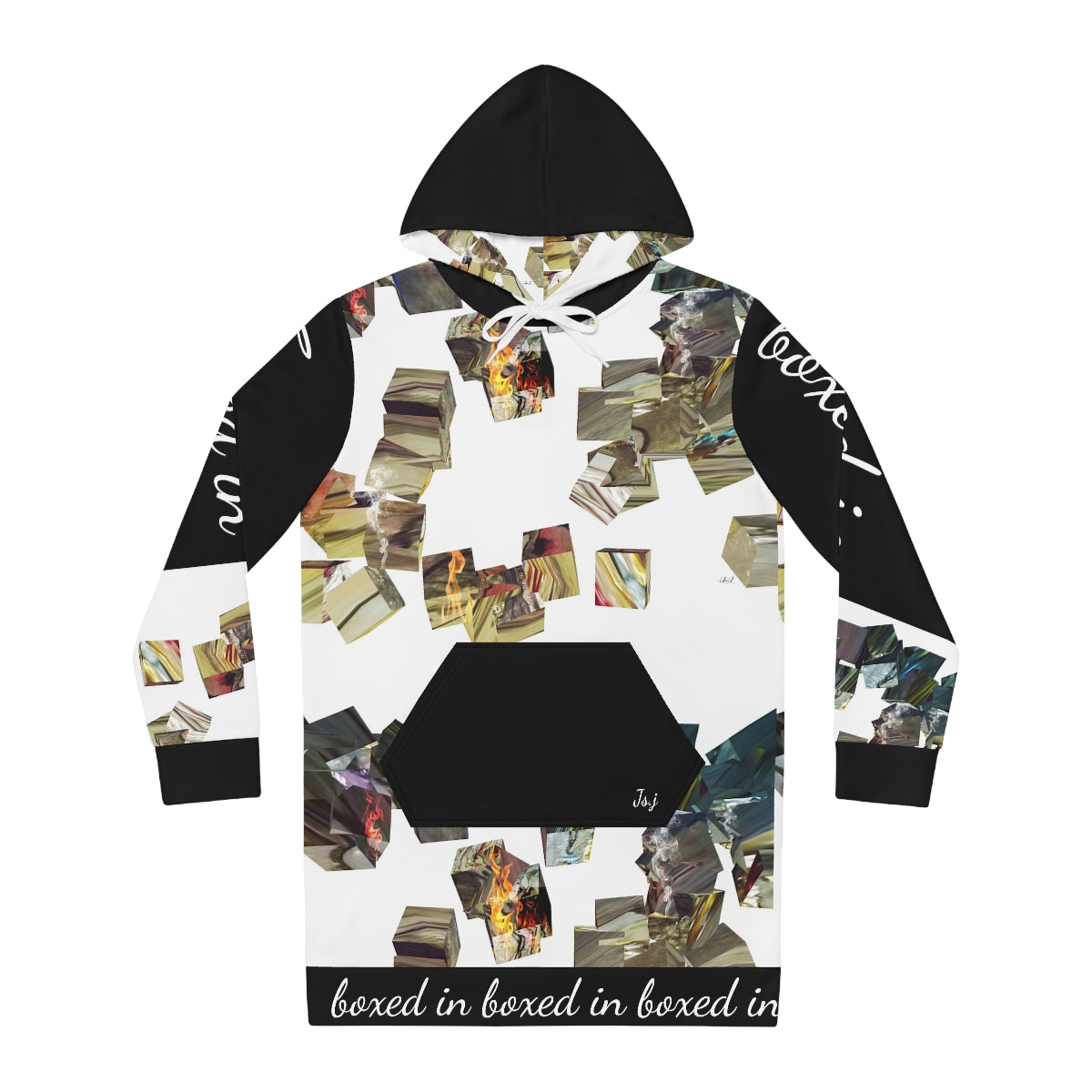 Women's Hoodie Dress (AOP) BOXED IN