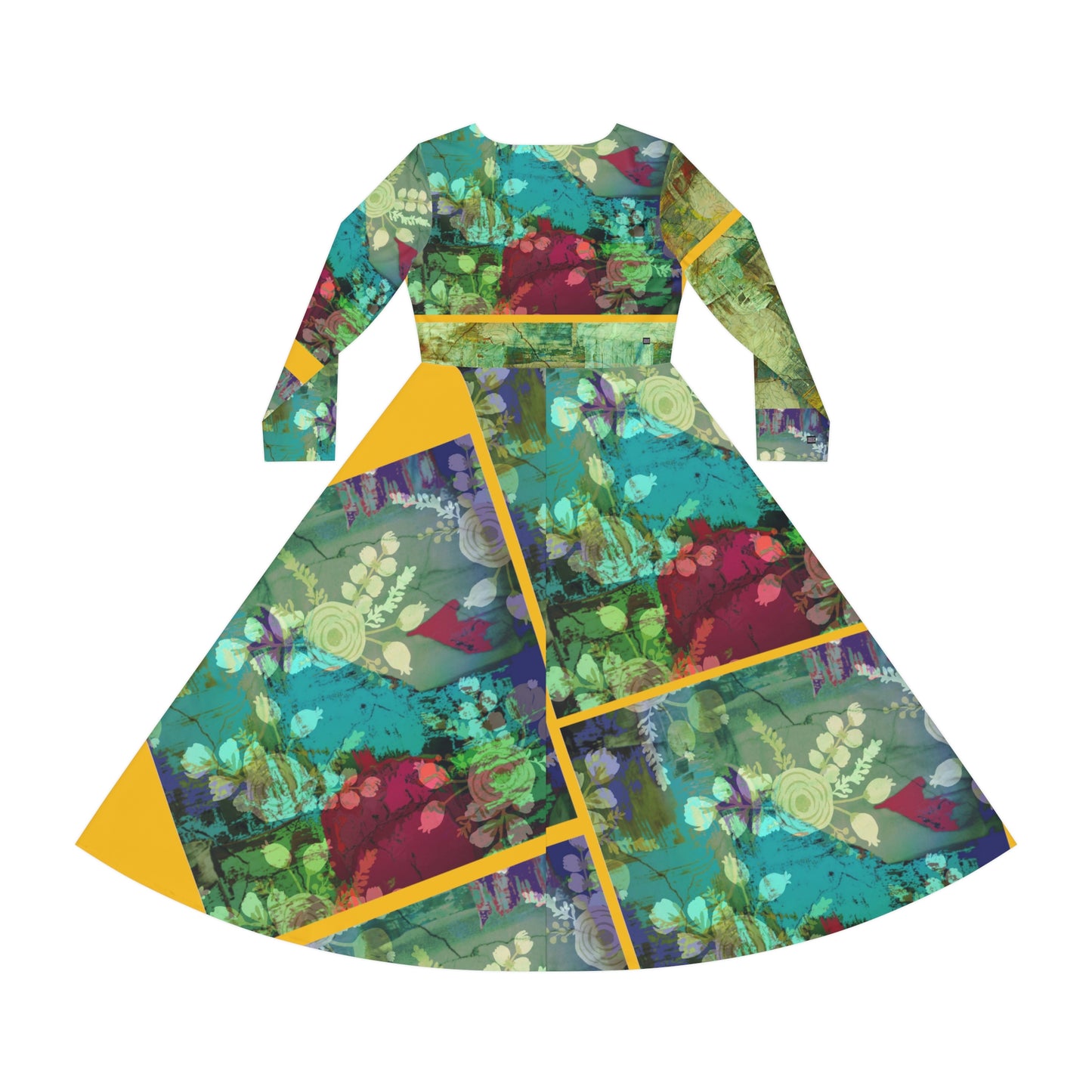 Women's Long Sleeve Dance Dress (AOP) TALLIE