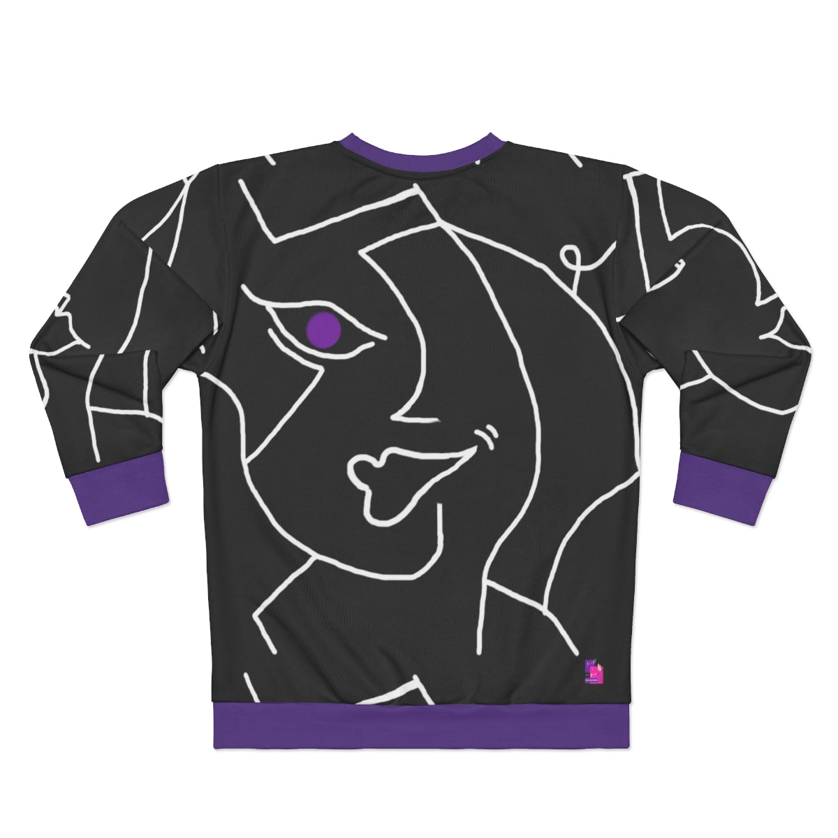 AOP Unisex Sweatshirt FACE DOODLES