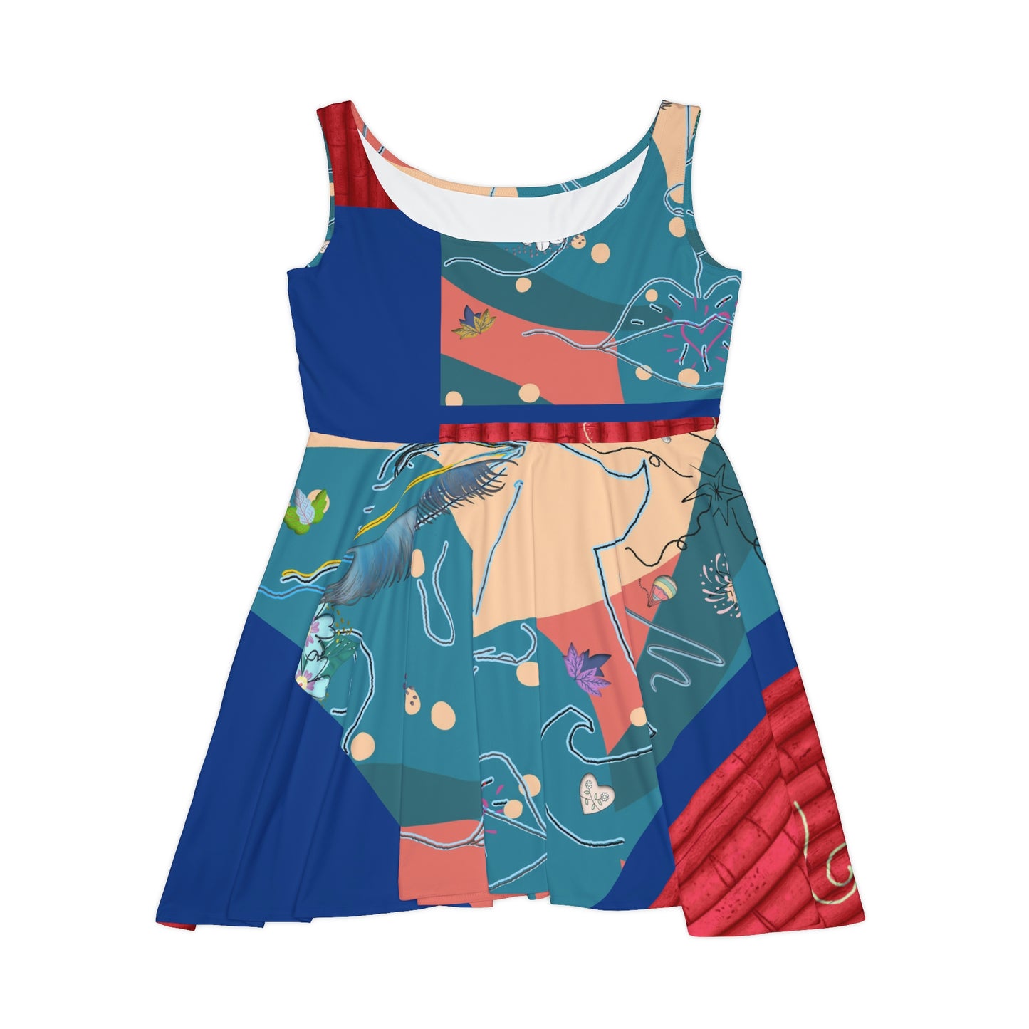 Women's Skater Dress (AOP) CHARLIE GIRL