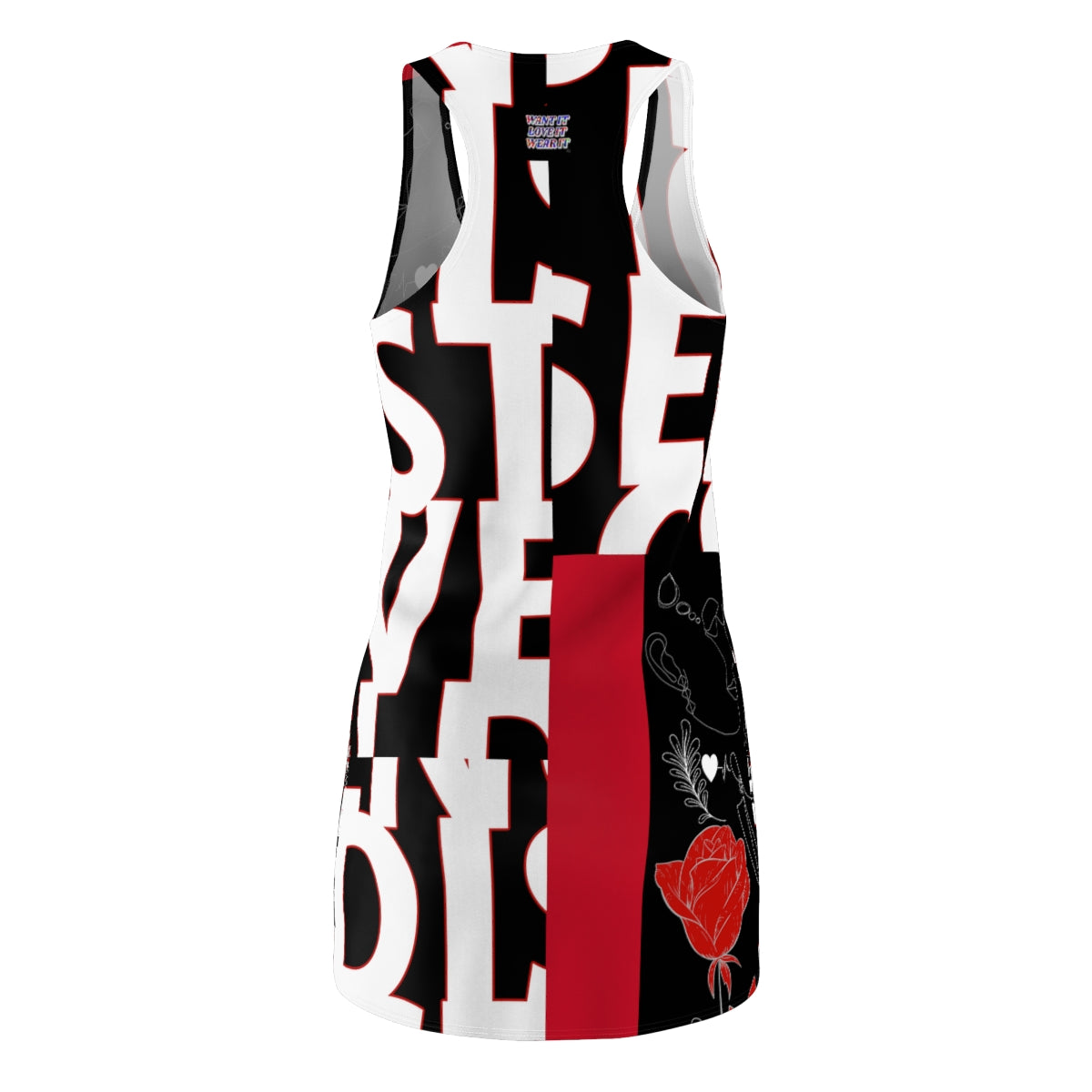 Women's Cut & Sew Racerback Dress WORDLY RED