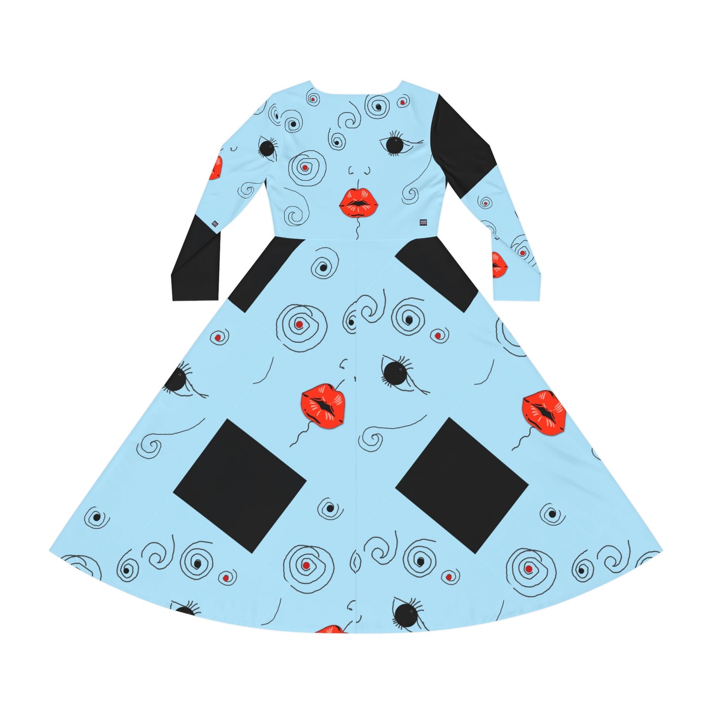 Women's Long Sleeve Dance Dress SCARLETT