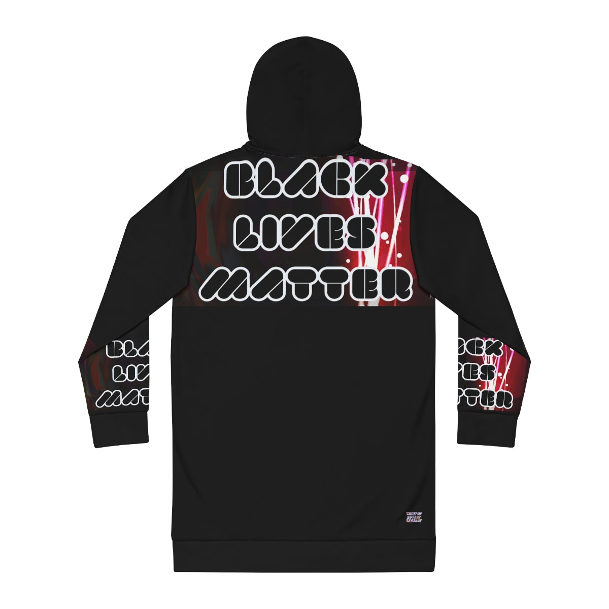 Women's Hoodie Dress (AOP) Black lives Matter