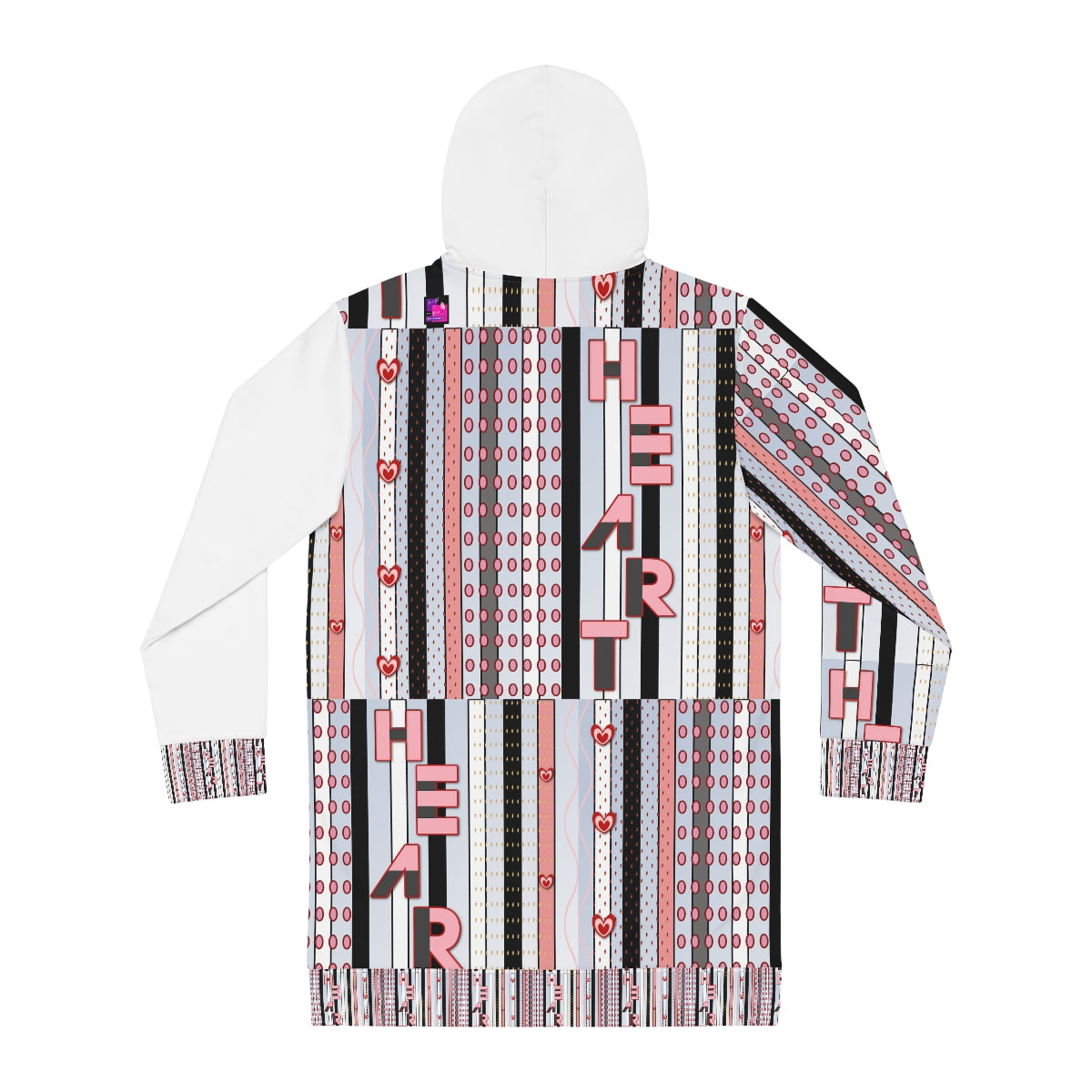 Women's Hoodie Dress (AOP) HEART