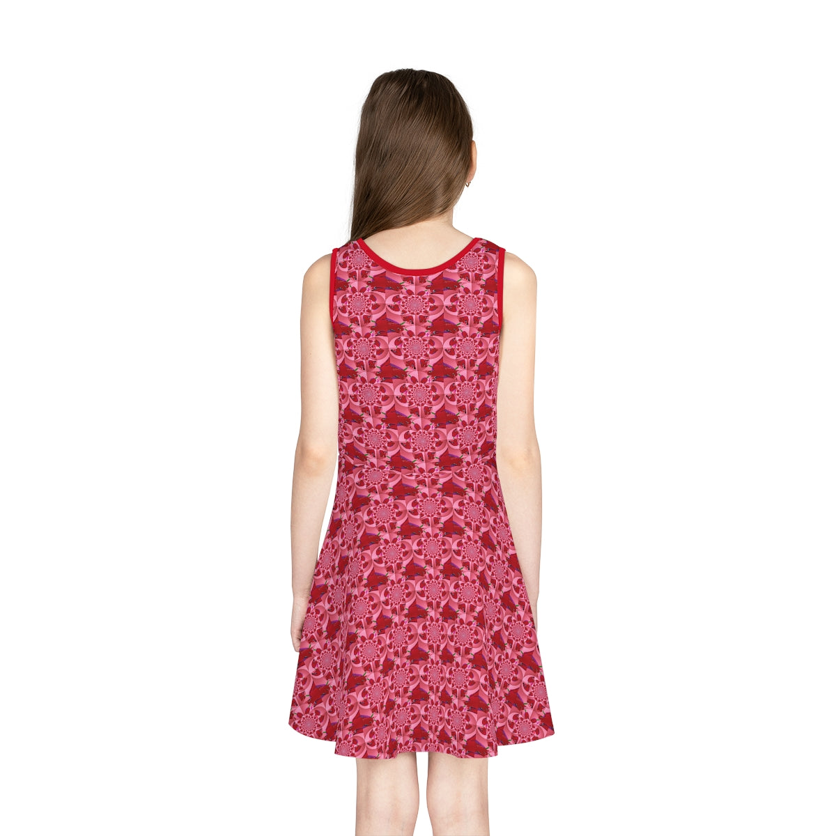 Girls' Sleeveless Sundress (AOP) TULIPS FOREVER