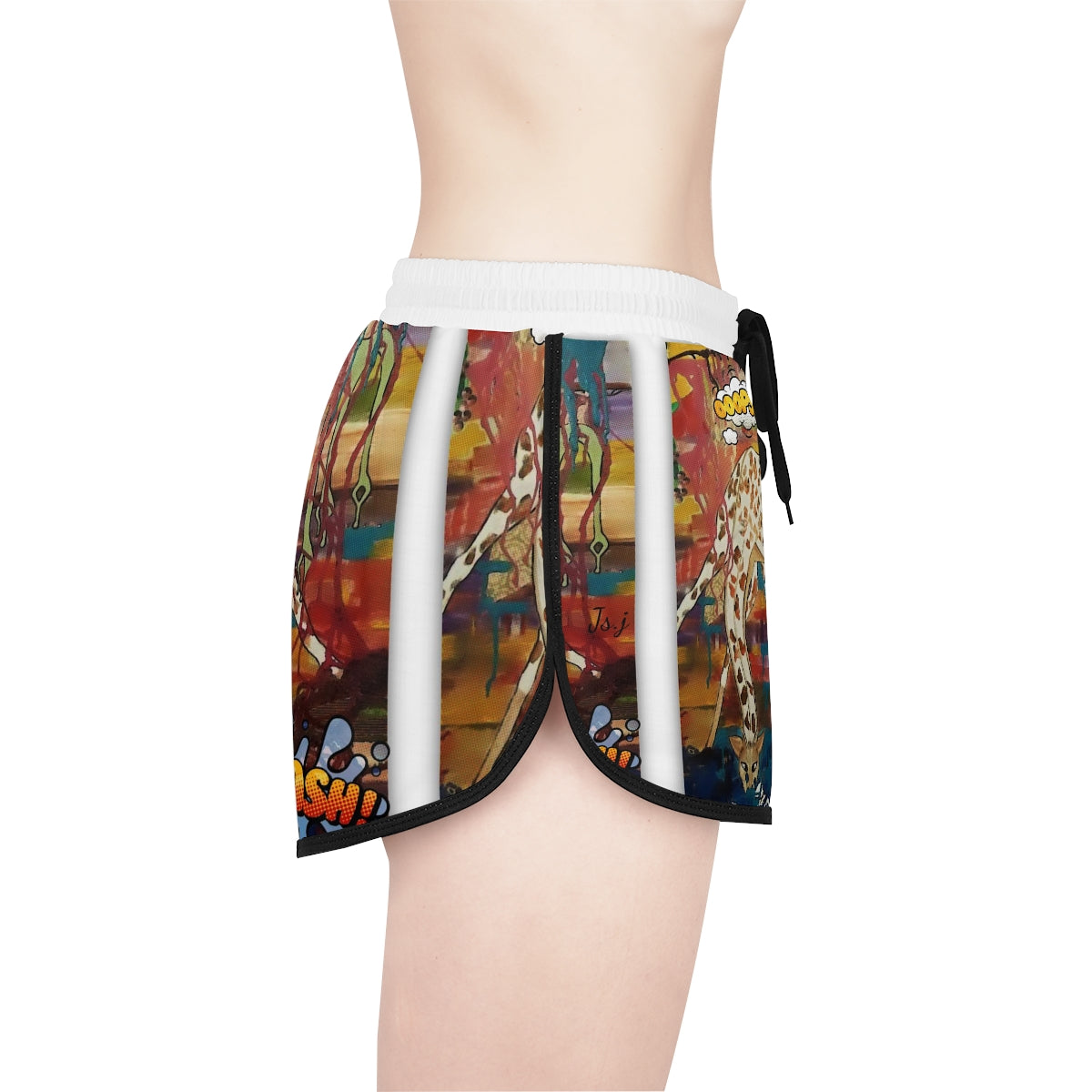 Women's Relaxed Shorts (AOP) HETTIE SPLASH