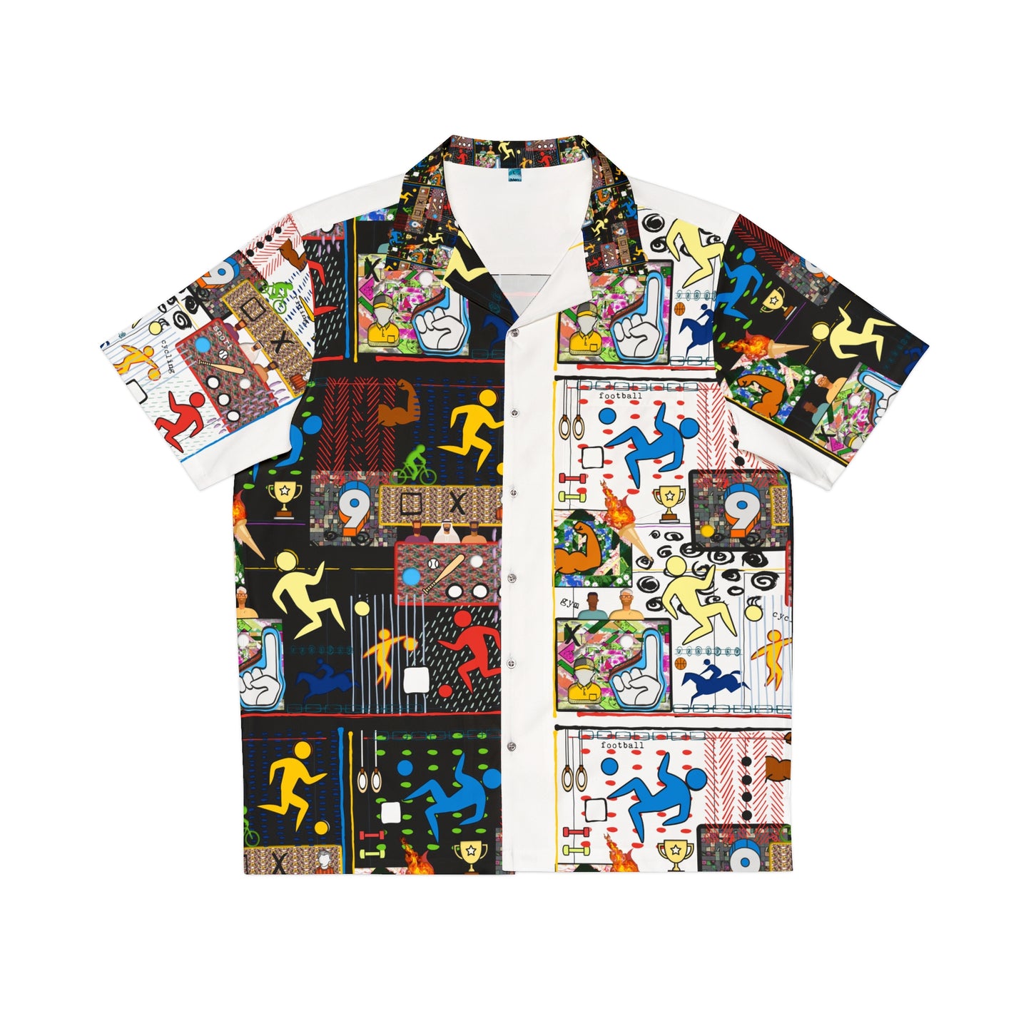 Men's Hawaiian Shirt (AOP) SPORTY
