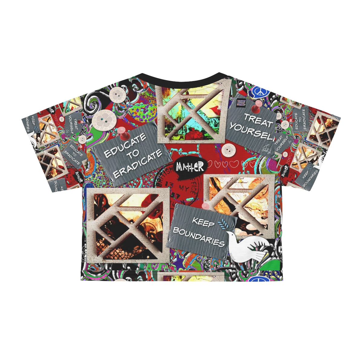 AOP Crop Tee TIPS 4 LIFE