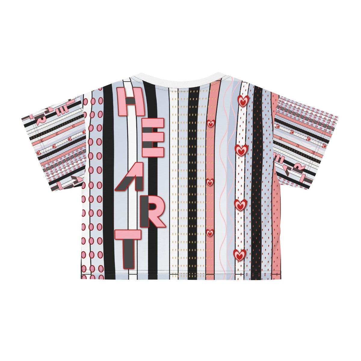 AOP Crop Tee HEART