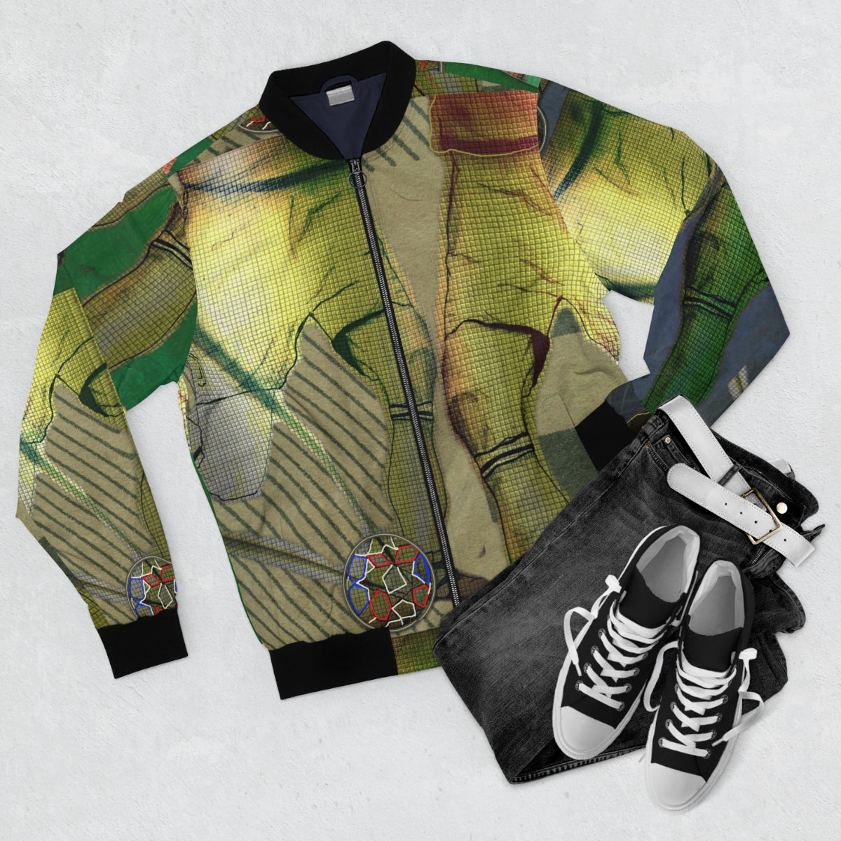 Men's AOP Bomber Jacket FOOTBALL