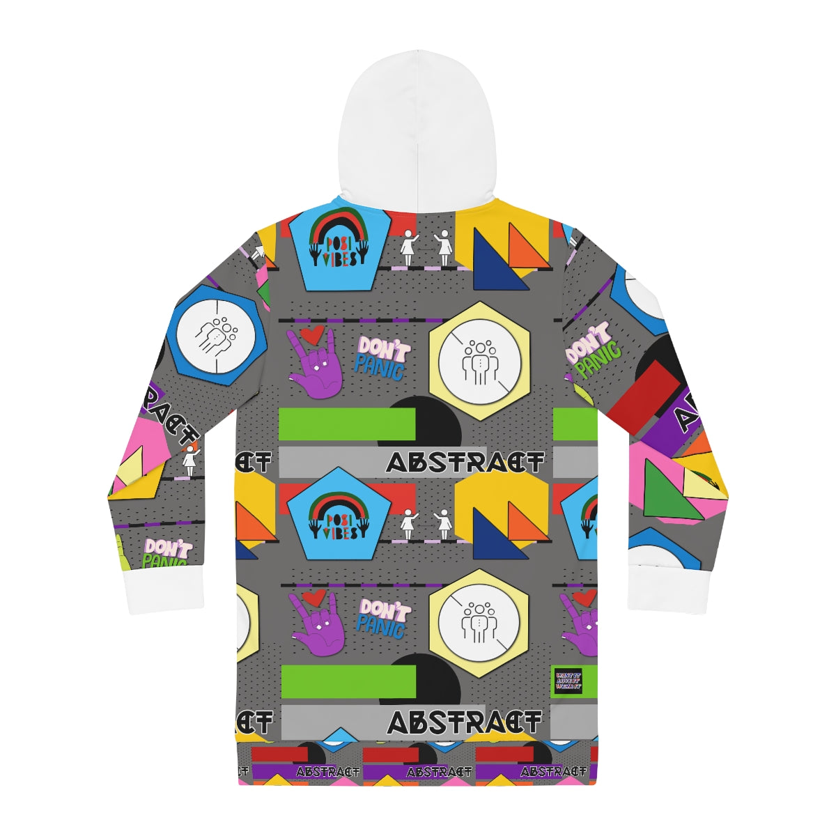 Women's Hoodie Dress (AOP) ABSTRACT VIBES