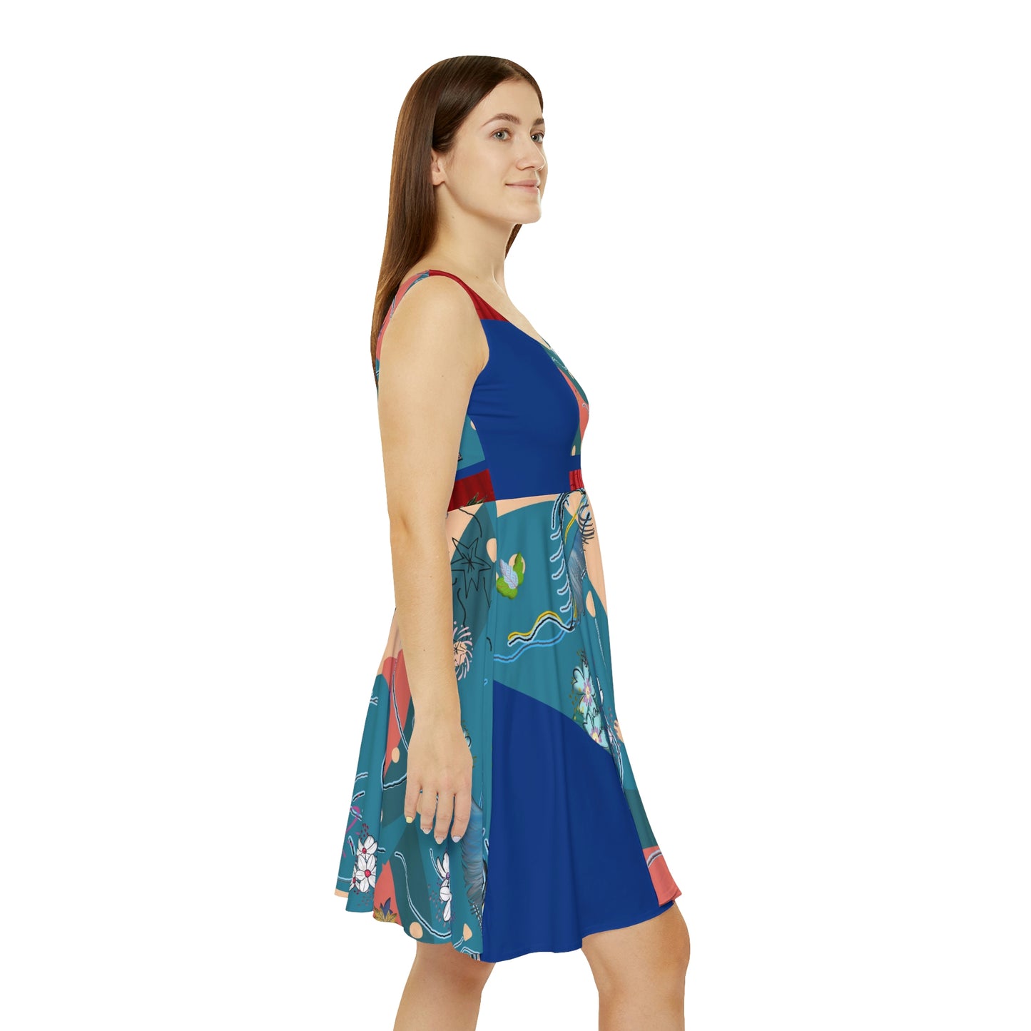 Women's Skater Dress (AOP) CHARLIE GIRL