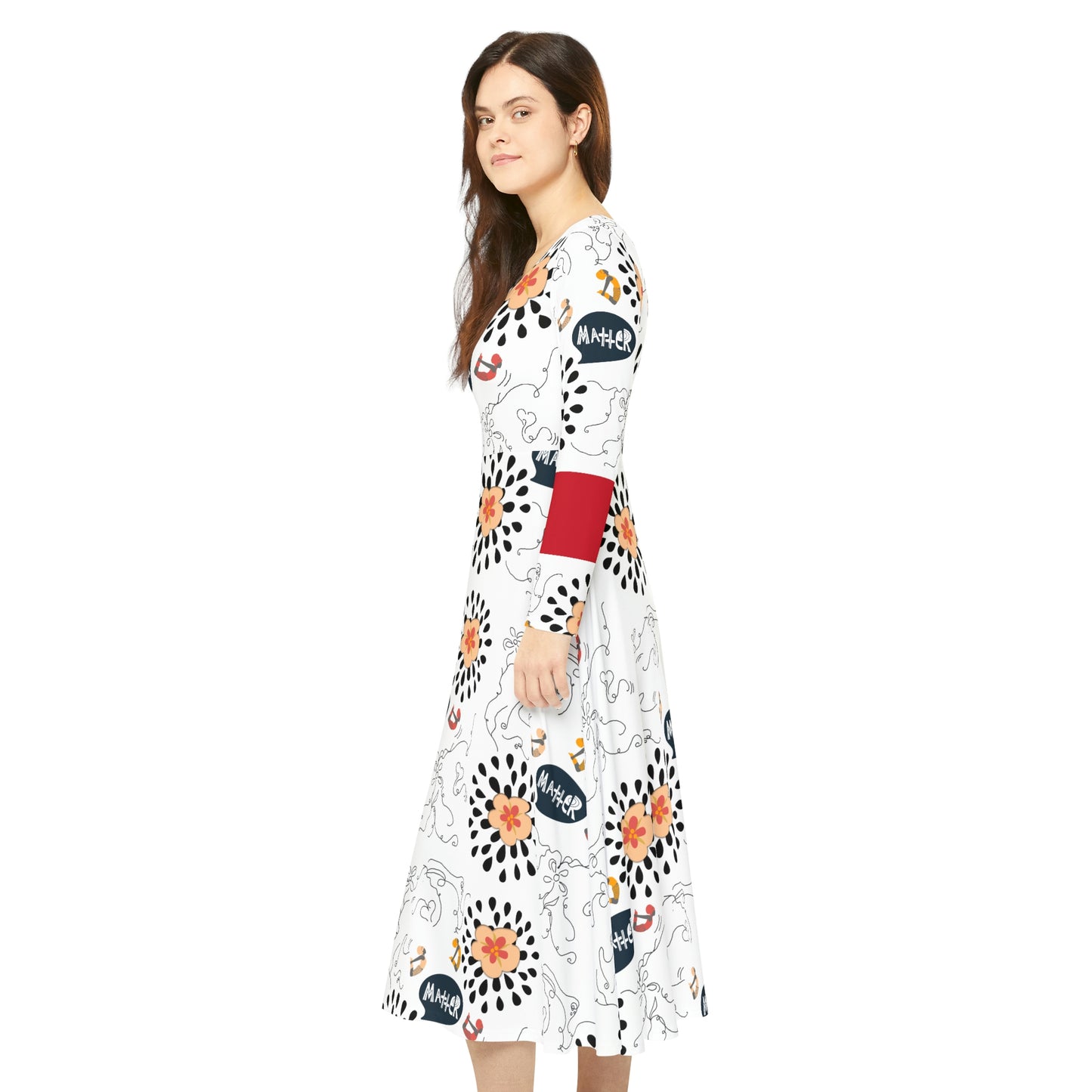 Women's Long Sleeve Dance Dress MATTER
