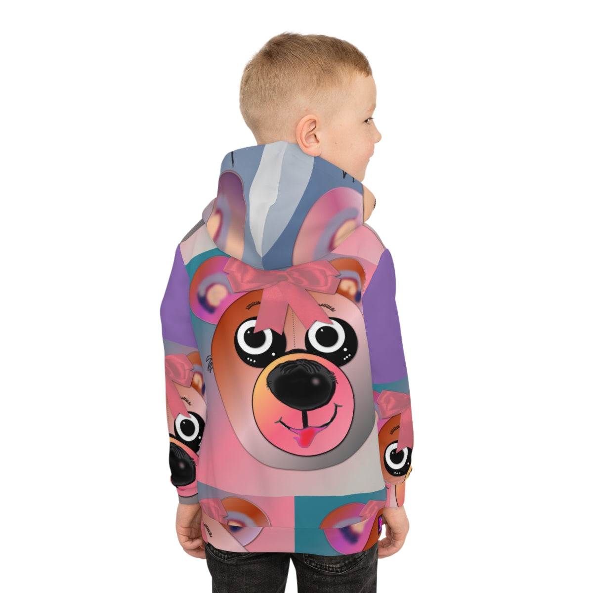 Children's Hoodie TEDDY IN PINK