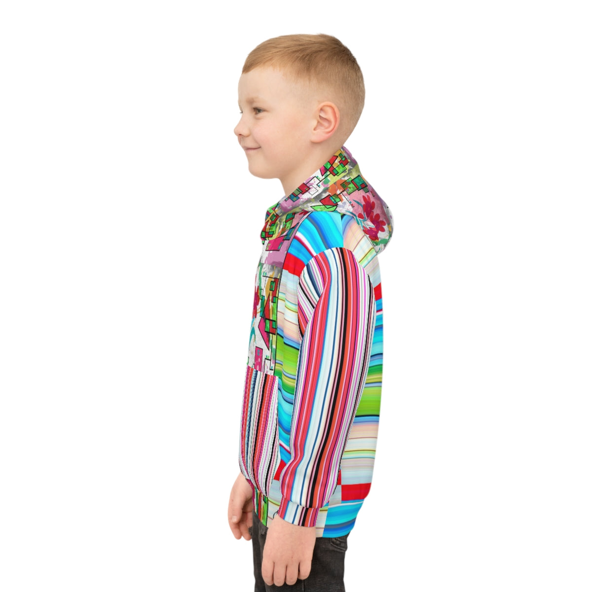 Children's Hoodie PETALS & STRIPES