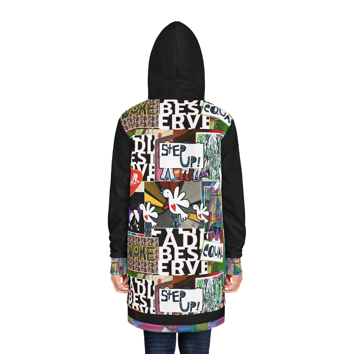 Women's Hoodie Dress (AOP) STEP UP