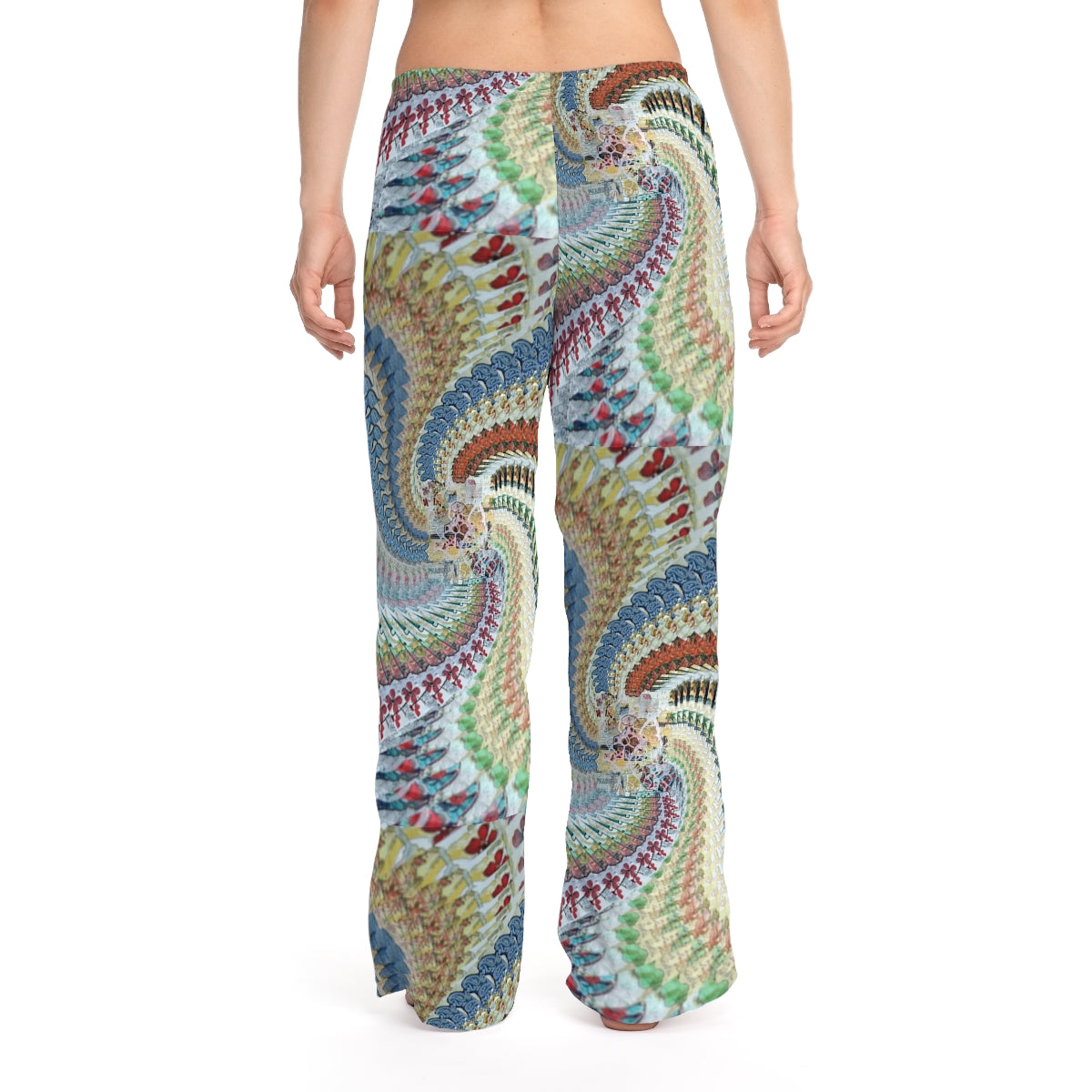 Women's Pajama Pants (AOP) SWIRLY