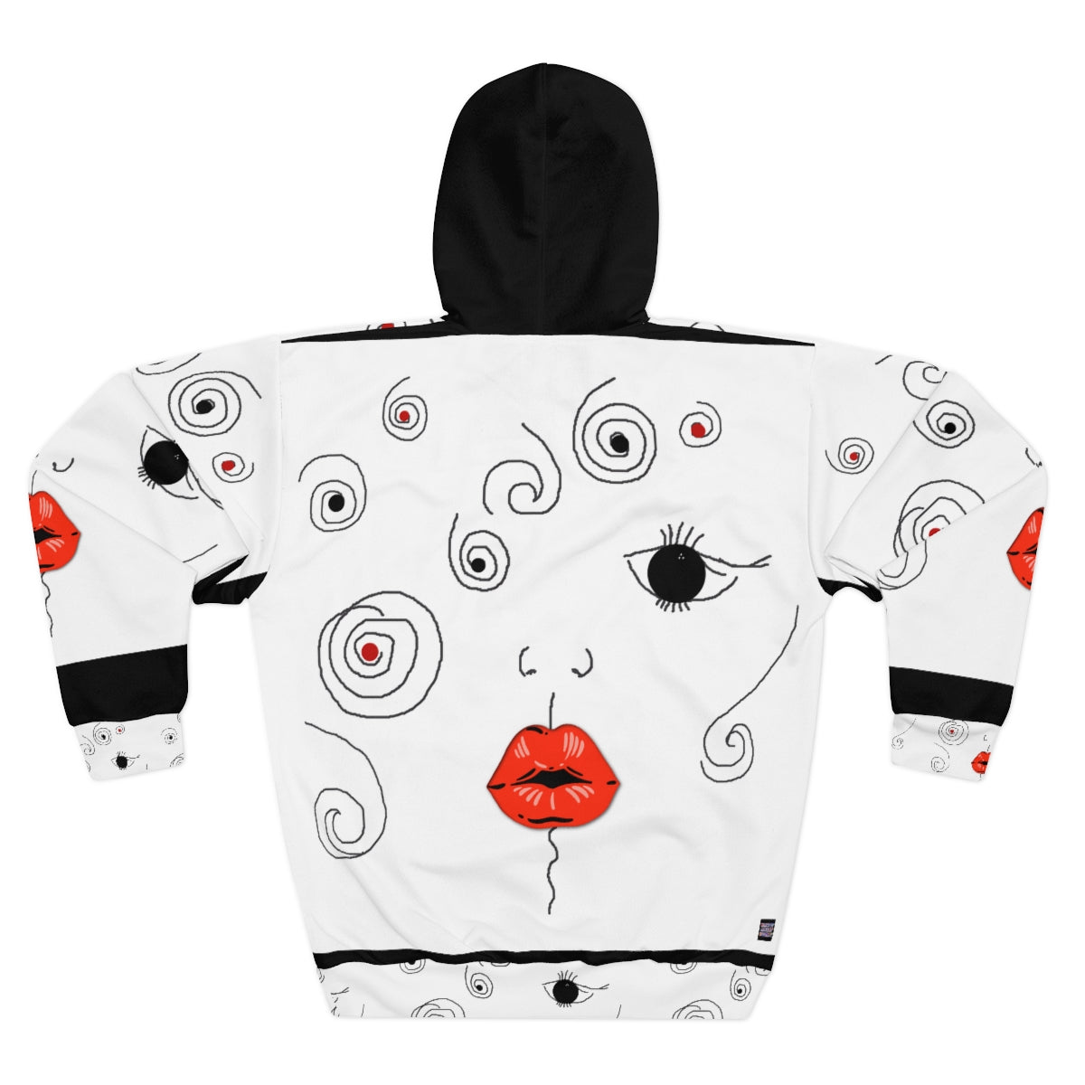 AOP Unisex Pullover Hoodie KISS