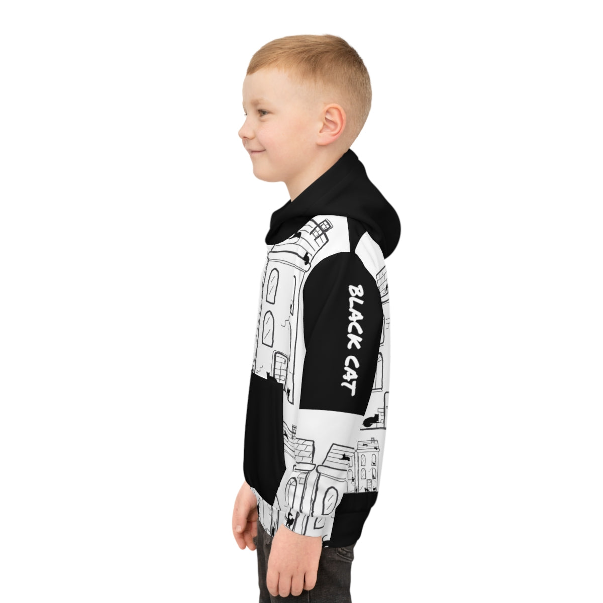 Children's Hoodie BLACK CAT