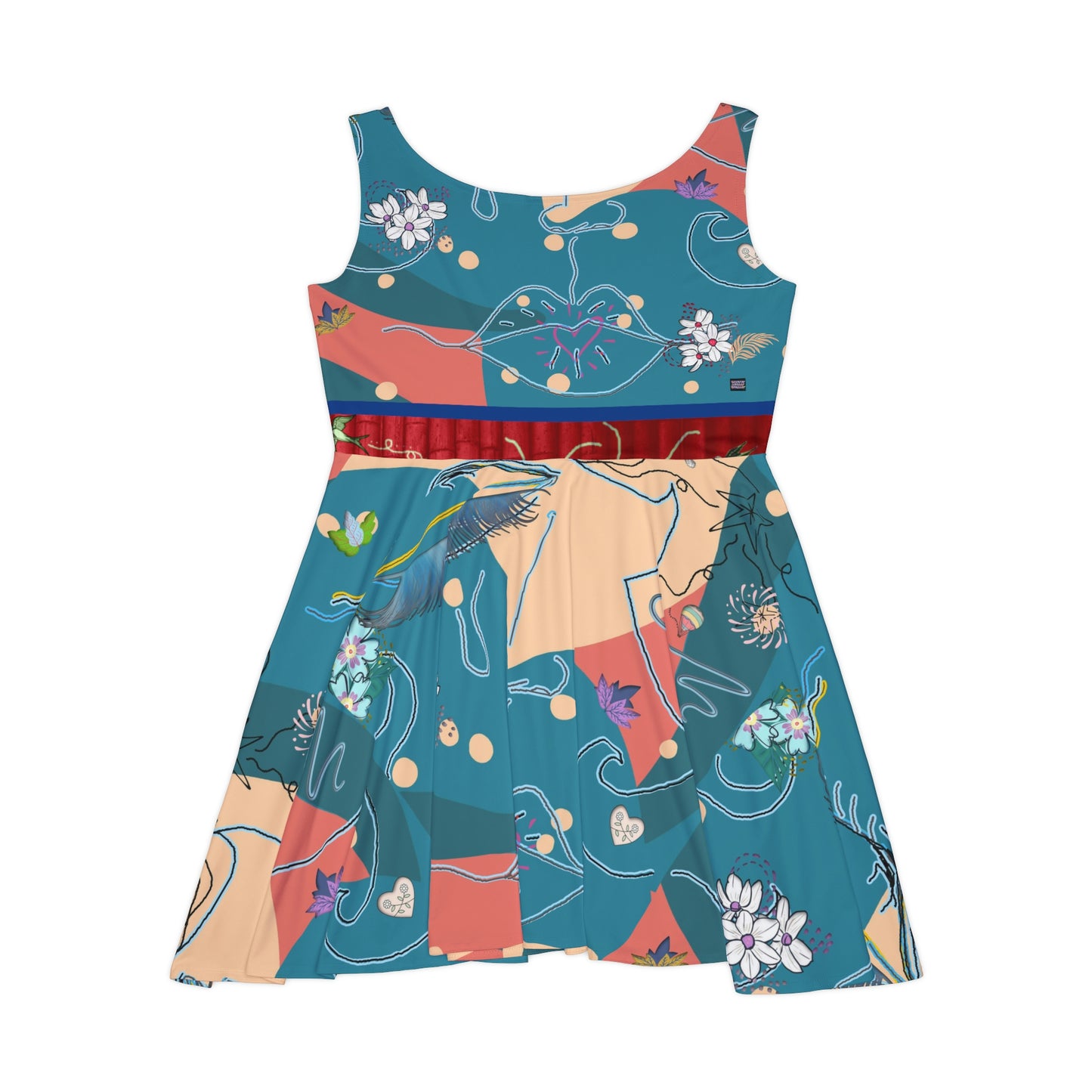 Women's Skater Dress (AOP) CHARLIE GIRL