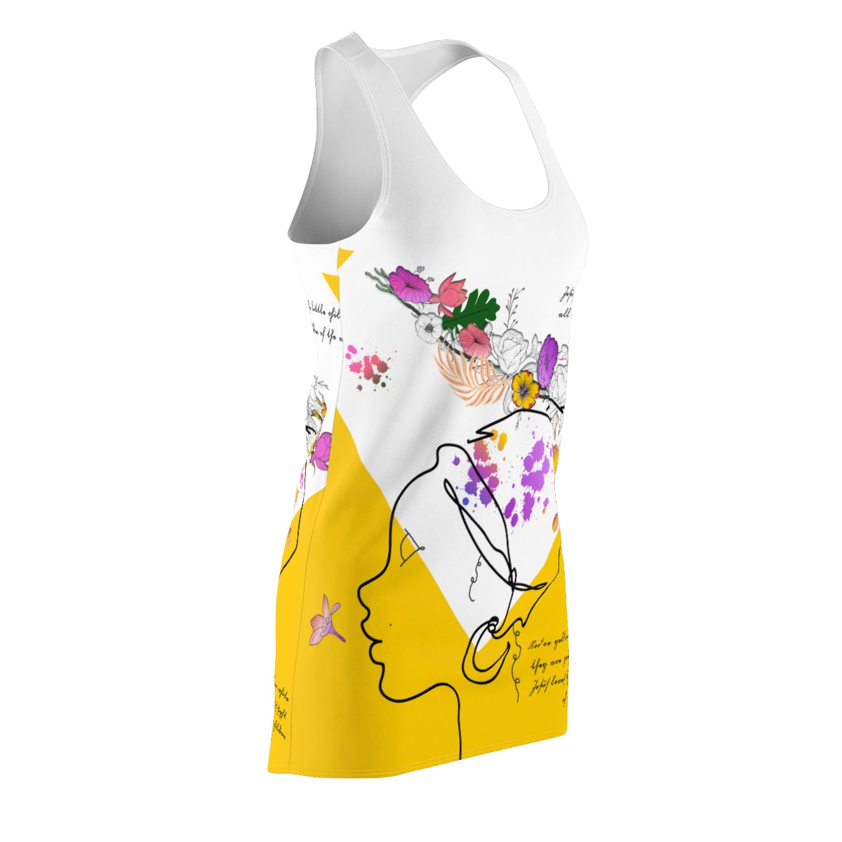 Women's Cut & Sew Racerback Dress YELLO INCLUSION