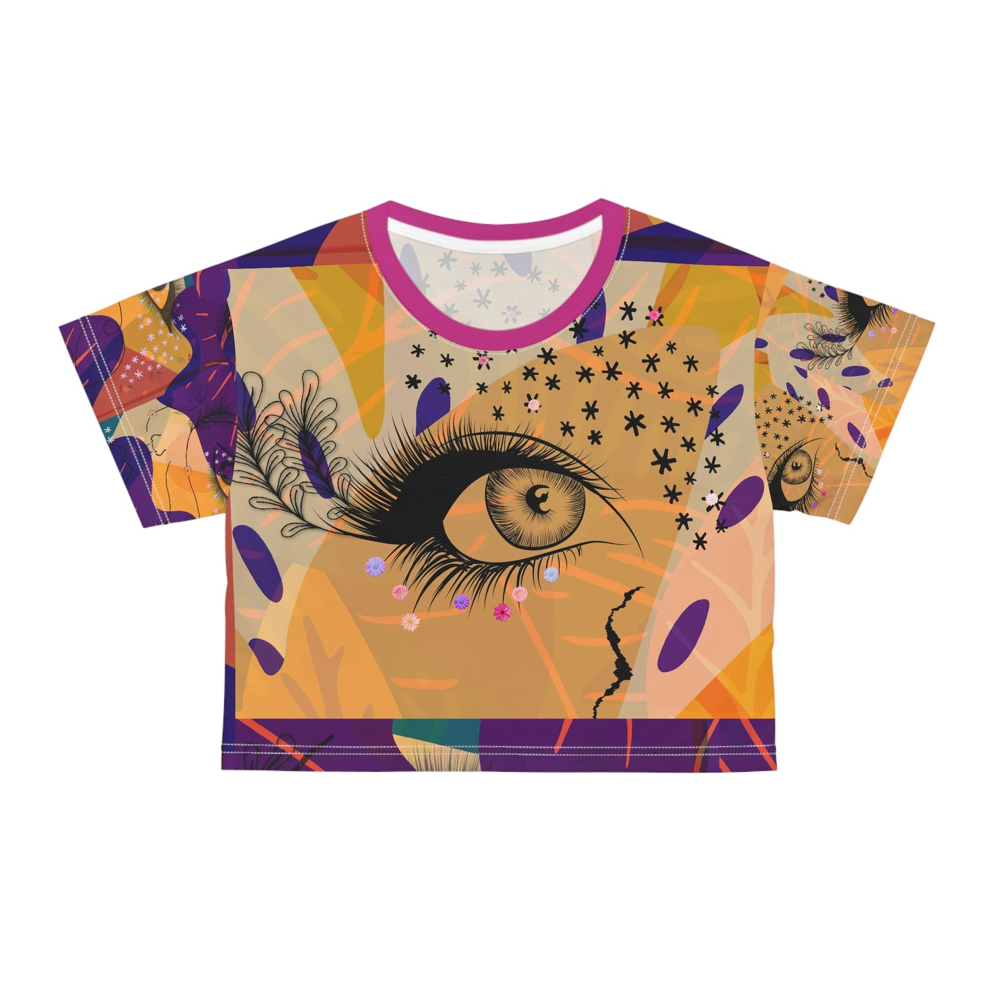 AOP Crop Tee BAILEY