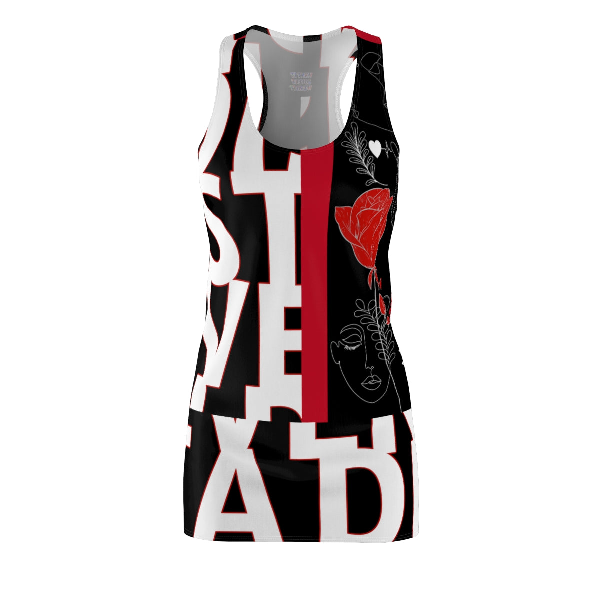Women's Cut & Sew Racerback Dress WORDLY RED