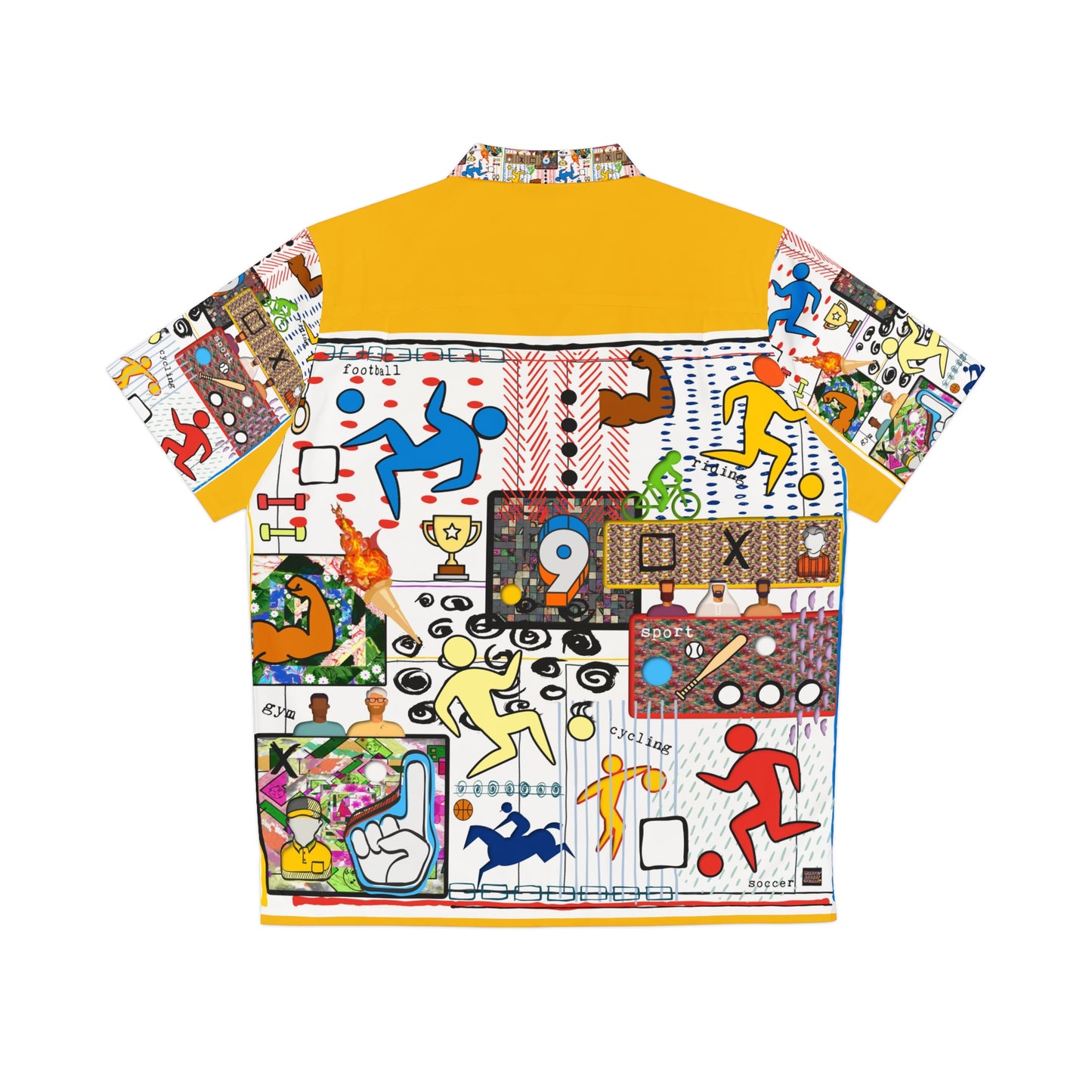 Men's Hawaiian Shirt (AOP) SPORTY