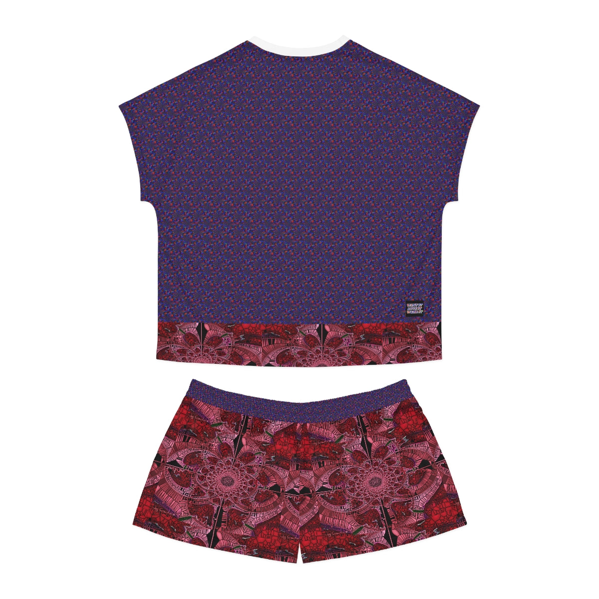 Women's Short Pajama Set (AOP) PURPLE EXTREME