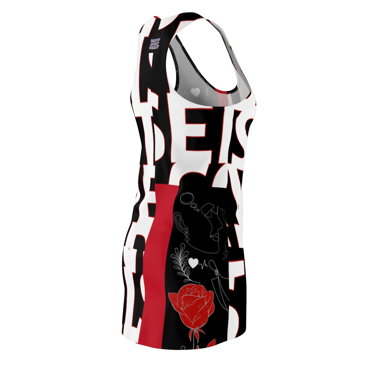 Women's Cut & Sew Racerback Dress WORDLY RED