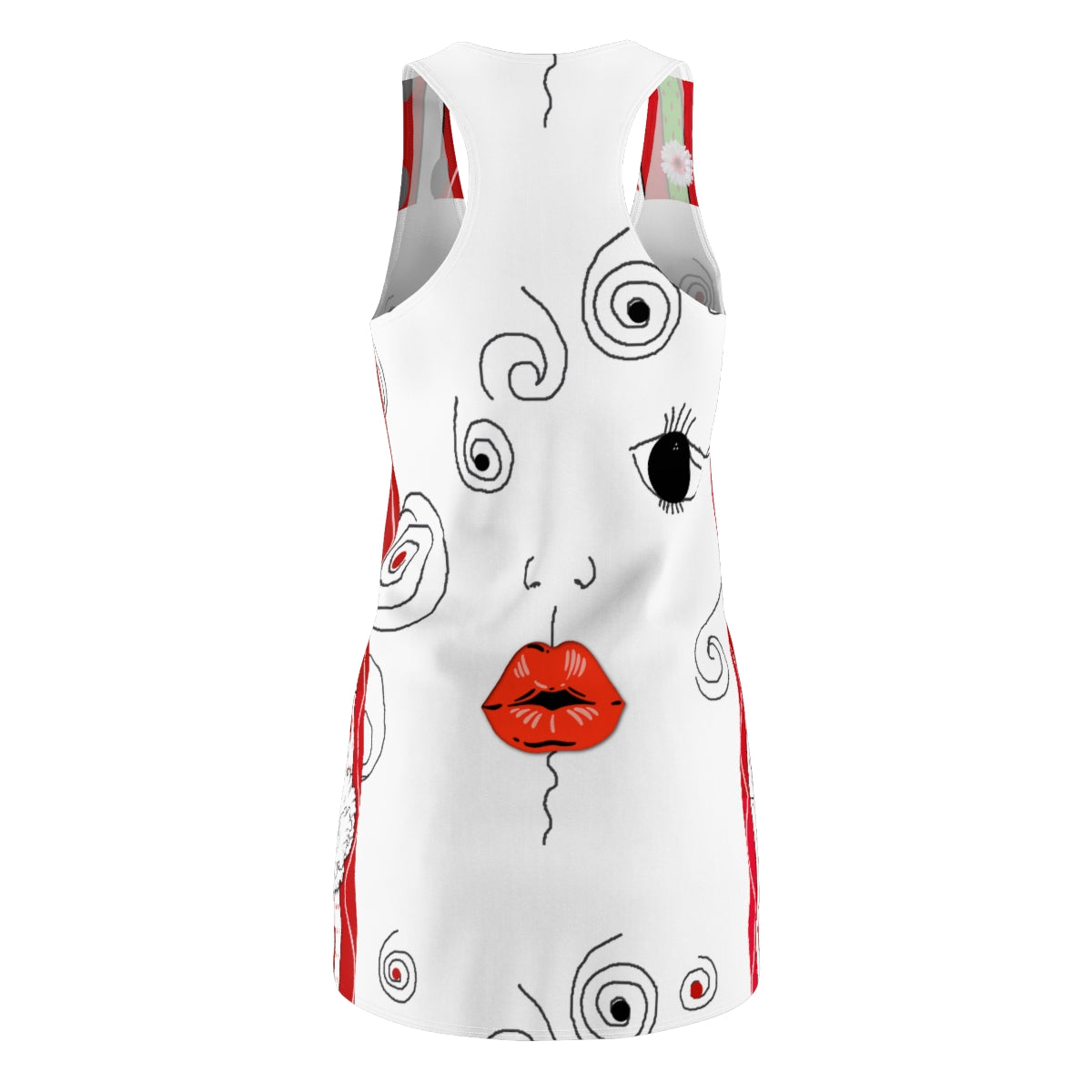 Women's Cut & Sew Racerback Dress KISS & STRIPES