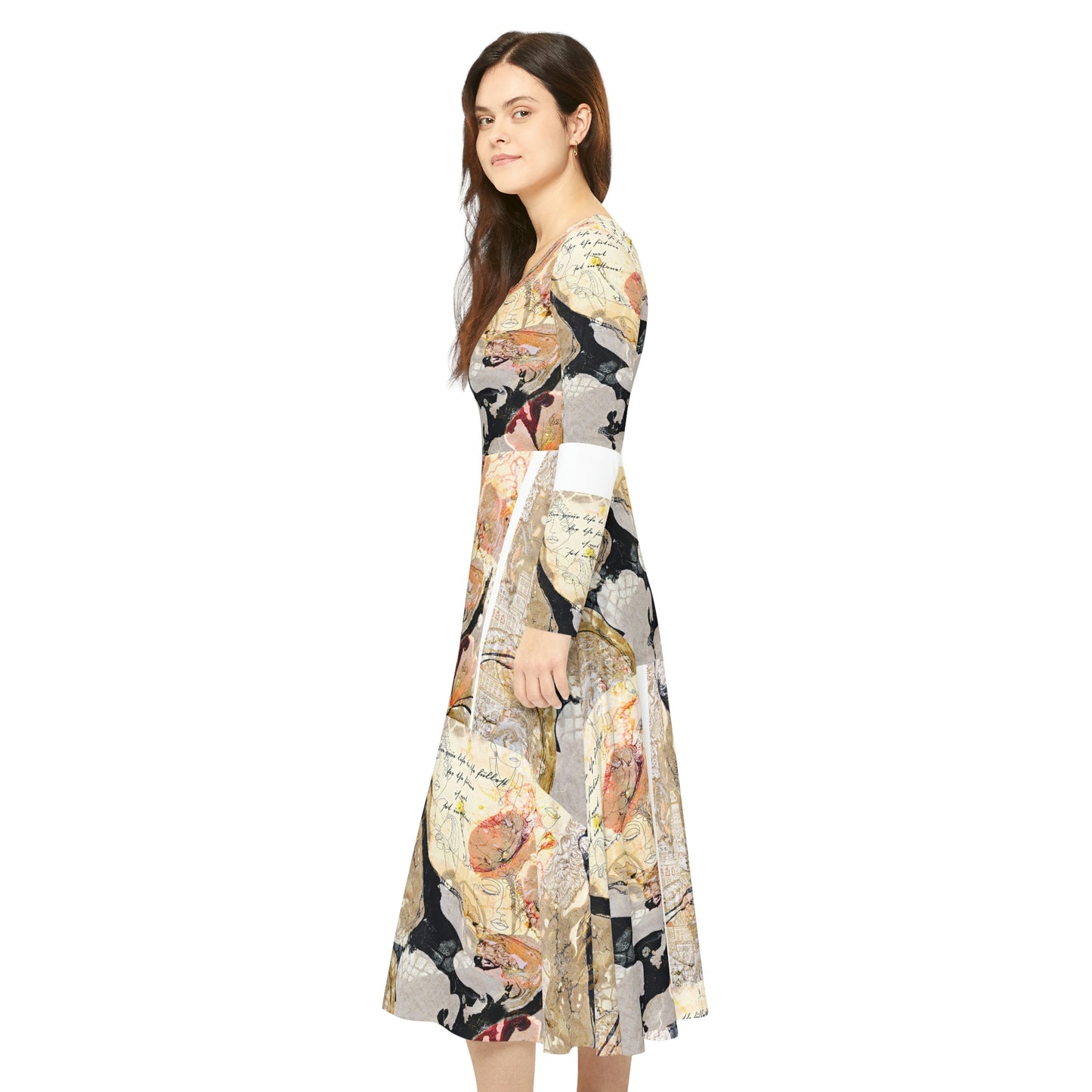 Women's Long Sleeve Dance Dress QUINN
